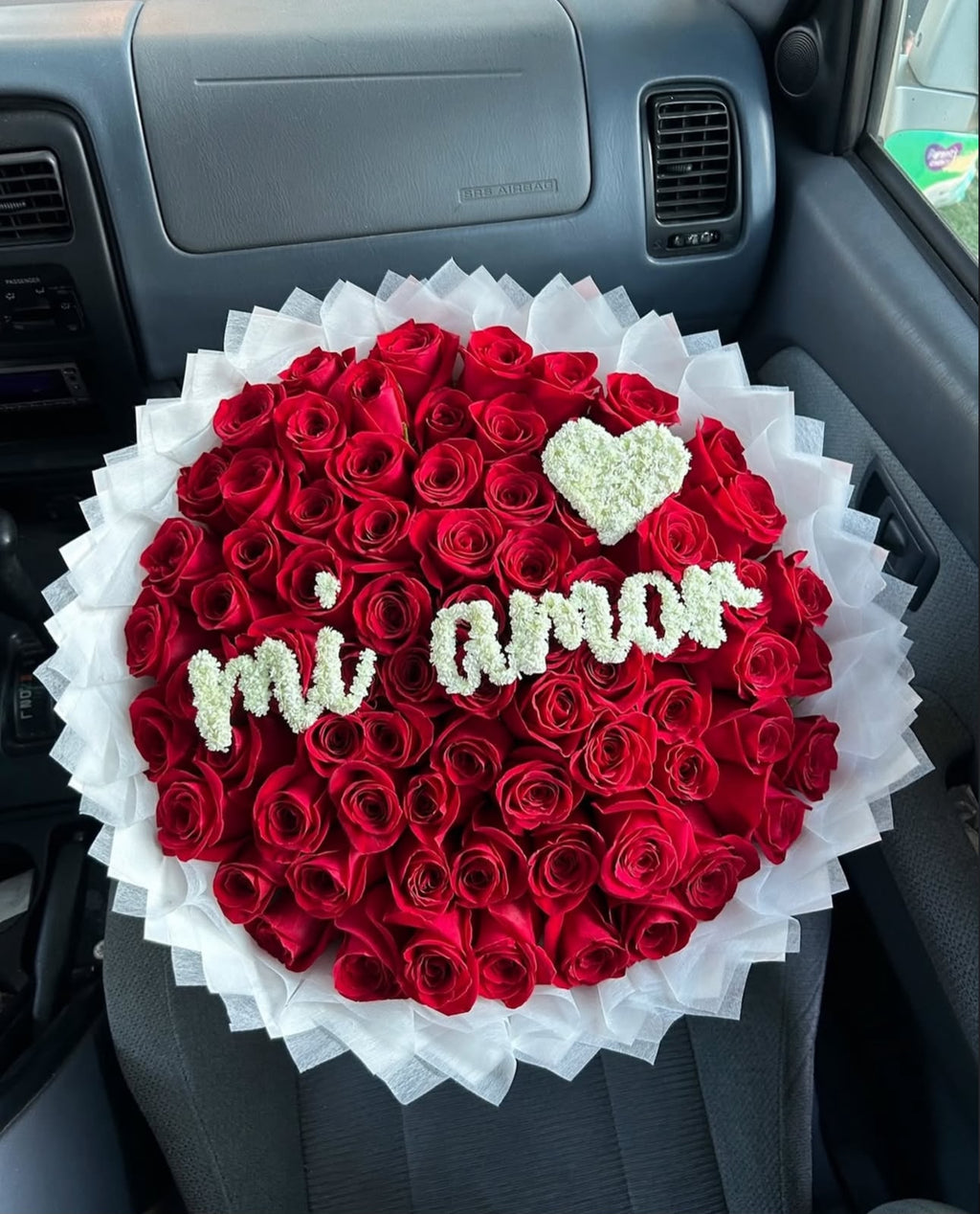 Personalized Roses with Letters, Numbers or Names