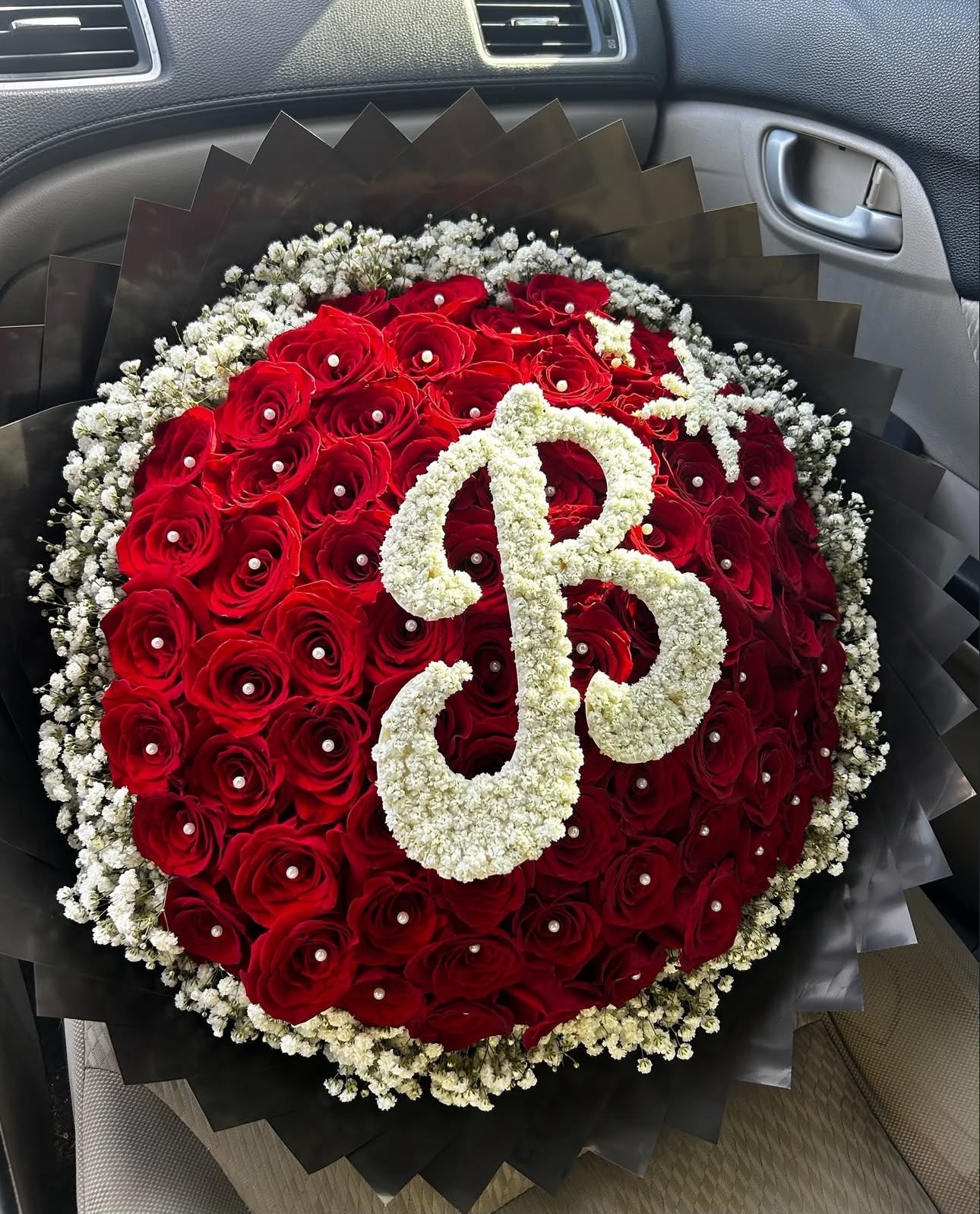 Personalized Roses with Letters, Numbers or Names