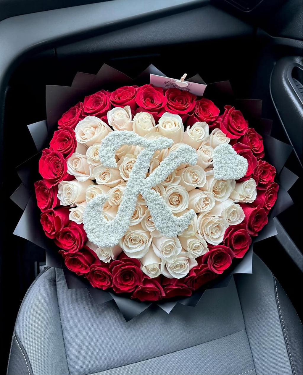 Personalized Roses with Letters, Numbers or Names