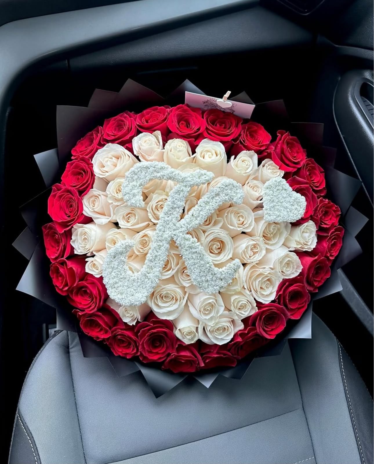 Personalized Roses with Letters, Numbers or Names