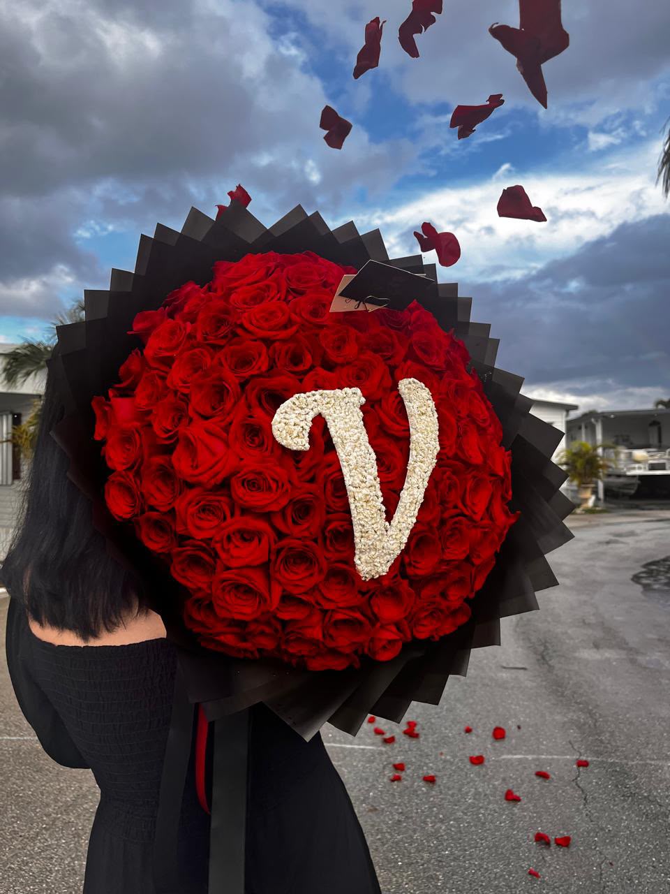 Personalized Roses with Letters, Numbers or Names