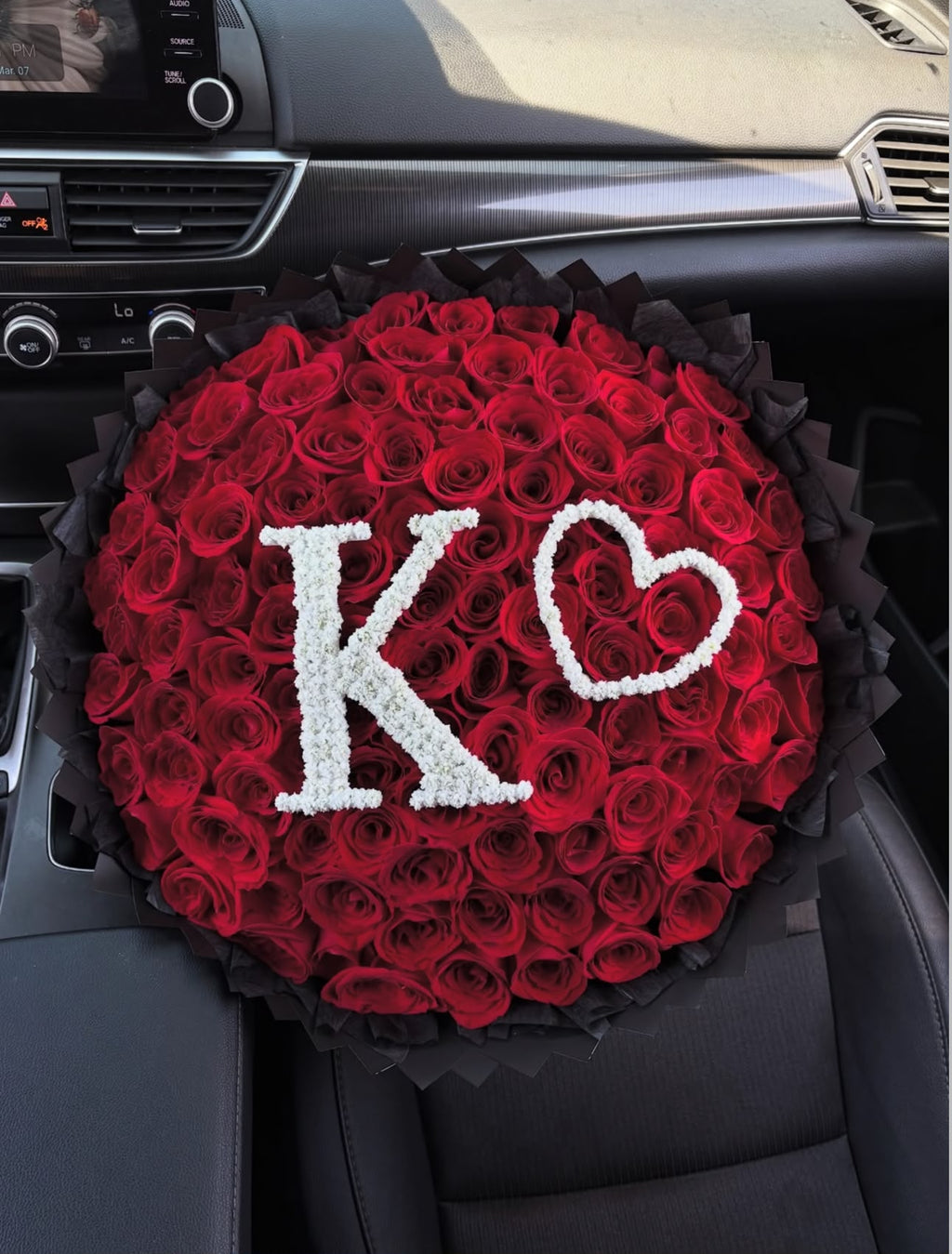 Personalized Roses with Letters, Numbers or Names