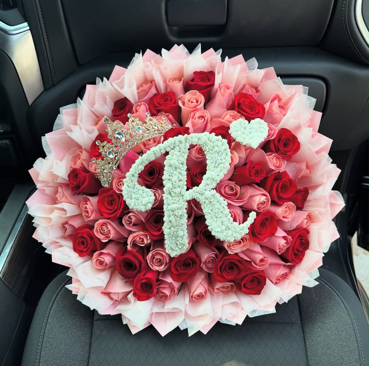 Personalized Roses with Letters, Numbers or Names